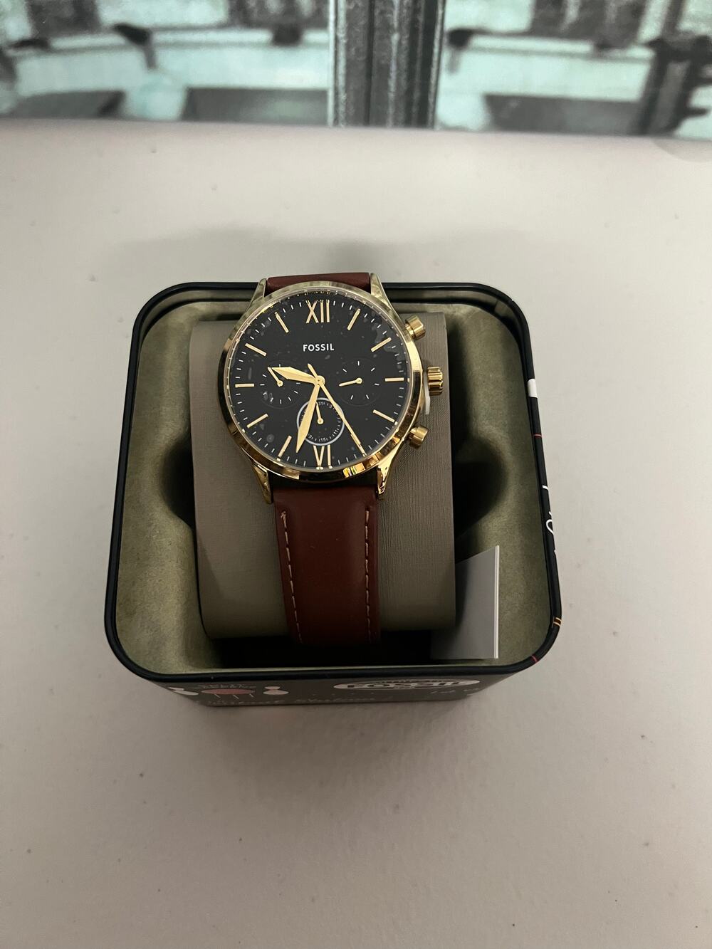 Fossil BQM2404 Fenmore Multifunction Brown Leather Watch